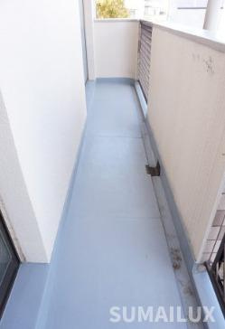 熊本市南区田井島３丁目の賃貸マンションのバルコニー
