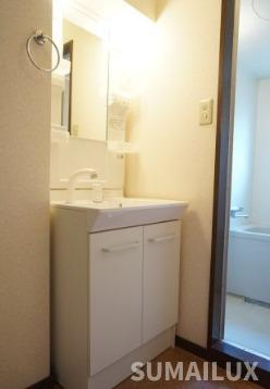熊本市南区田井島３丁目の賃貸マンションの独立洗面台