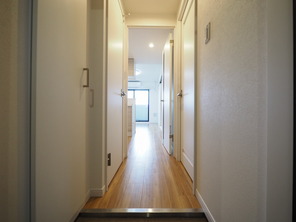 大阪市城東区野江４丁目の賃貸マンションの玄関