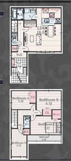  | 【名古屋市名東区小井堀町1101新築戸建3号棟】上社小学校・上社中学校