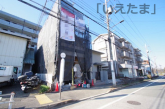 【外観】 | 【仲介手数料無料！！】多摩市豊ヶ丘1丁目　新築戸建て（全1棟）1号棟　5480万円 | 令和８年２月１３日撮影　建築中