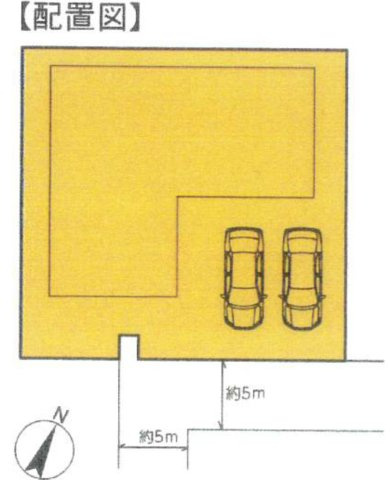 中古戸建　柏市南逆井4丁目の区画図