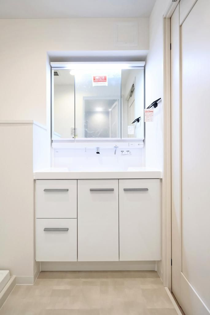 赤堤スカイマンションの独立洗面台