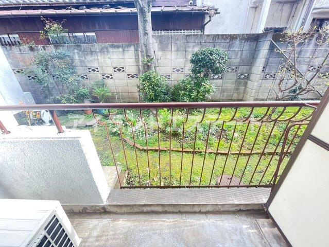 ハイツニュータカバ　ネット無料　角部屋　学生おすすめのバルコニー