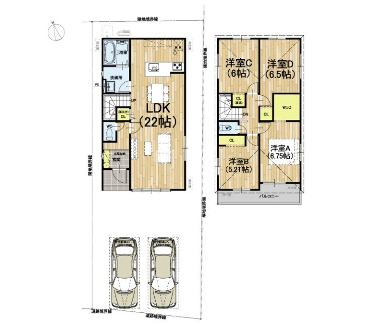 栗東市小柿2丁目新築戸建２号地
