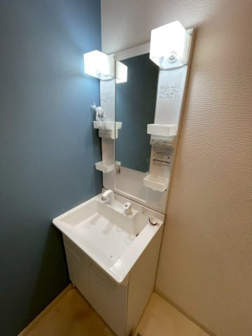 久留米市国分町のアパートの洗面所