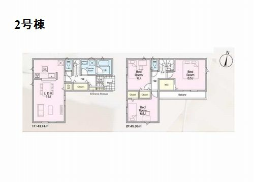 【その他】 | 【仲介手数料０円】相模原市緑区谷ヶ原第3　新築一戸建て　全3棟 | 2号棟　相模原市緑区谷ヶ原第3　新築一戸建て　全3棟