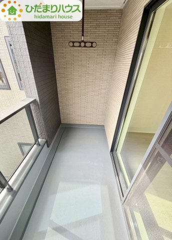 流山市初石　ウィザースガーデン　新築戸建　1号棟のバルコニー|人気が高いインナーバルコニーを採用♪天候を気にせず洗濯物を干せ、紫外線も気にせずに済みます(*^^)v								

