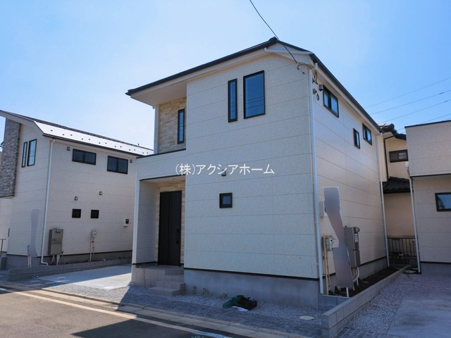 所沢市上安松・全8棟　新築一戸建　3号棟　の前面道路含む現地写真|2026年1月30日撮影