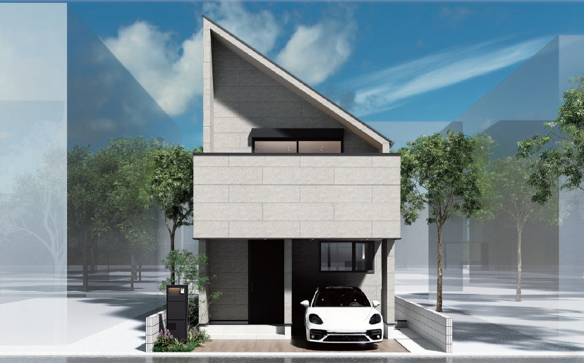 練馬区桜台2丁目　新築戸建の完成予想図|外観パース

現地ご見学希望・資料請求などお気軽にお問い合わせ下さい！
03-5990-5201