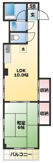 エルハイツ第4テラジマの間取り