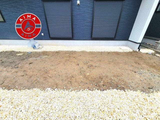 福岡市西区今宿上ノ原第1-7棟（3号棟）の庭|お庭で自由な時間を過ごせます。