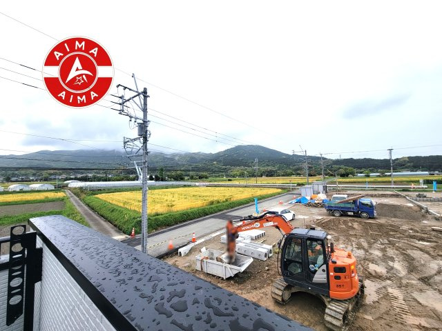 福岡市西区今宿上ノ原第1-7棟（3号棟）の展望|窓から緑が見える物件も魅力的です。