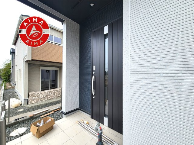 福岡市西区今宿上ノ原第1-7棟（3号棟）の外観：施工例|おでかけの時も帰った時も、「我が家」を最初に感じでもらえる素敵な空間に。
