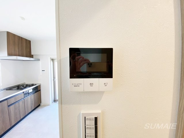 谷津遊園ハイツ　K棟のセキュリティ|モニター付きインターホンです☆