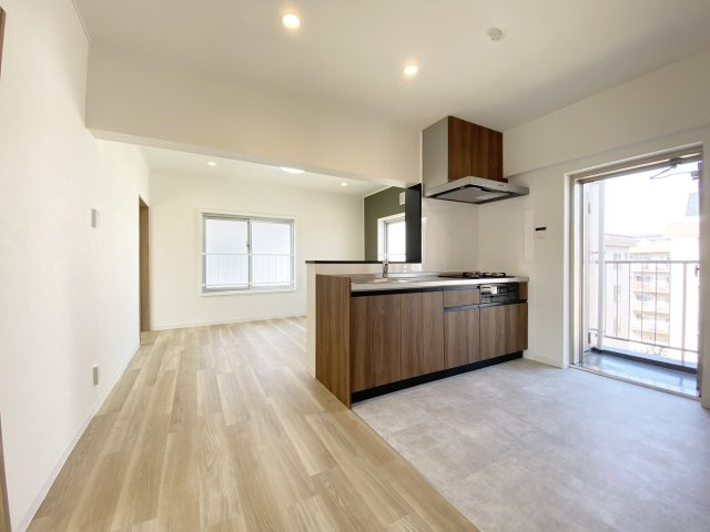 谷津遊園ハイツ　K棟の居間・リビング|リビングです☆