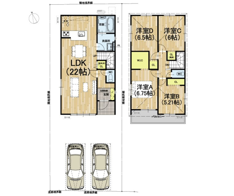 栗東市小柿2丁目新築戸建1号地