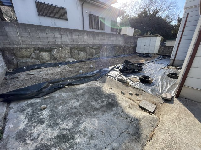 豊岡町長田　中古住宅の庭