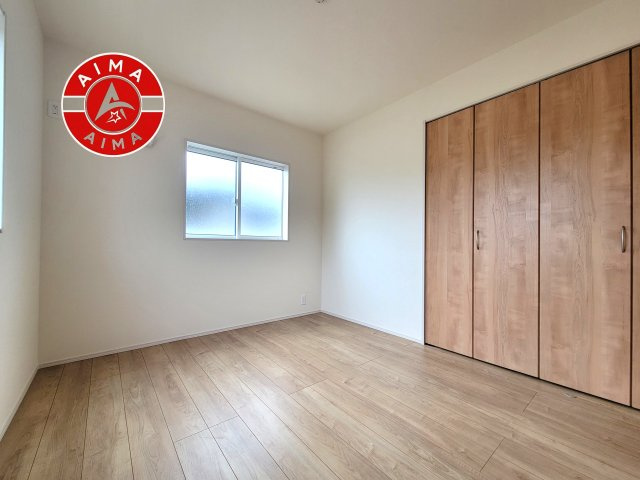 福岡市西区今宿上ノ原第1-7棟（4号棟）の内観：施工例|主寝室には収納力に優れたクローゼットがありますので、お部屋もすっきり片付きます。