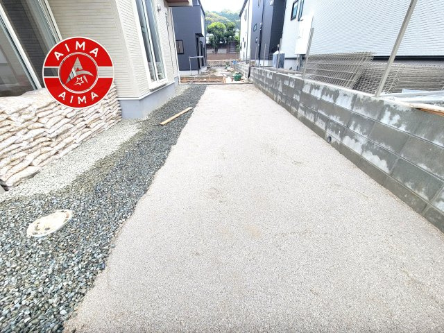 福岡市西区今宿上ノ原第1-7棟（4号棟）の庭|お庭で自由な時間を過ごせます。