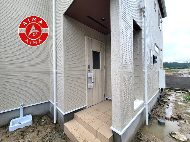 福岡市西区今宿上ノ原第1-7棟（4号棟）の外観：施工例|おでかけの時も帰った時も、「我が家」を最初に感じでもらえる素敵な空間に。