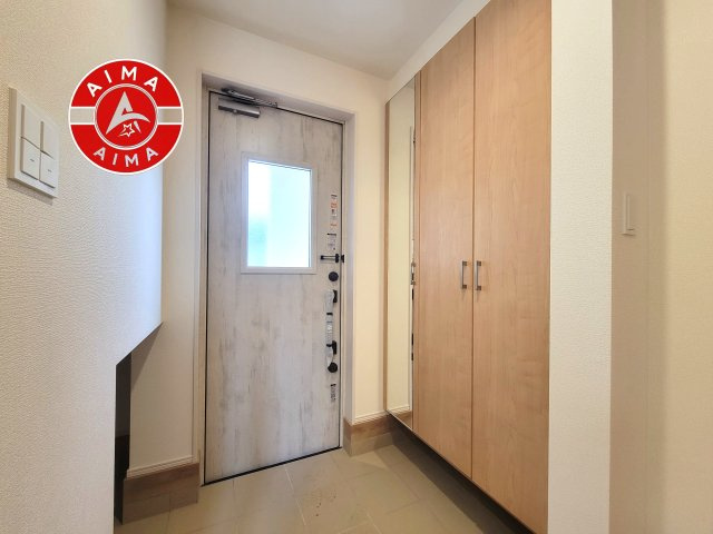 福岡市西区今宿上ノ原第1-7棟（4号棟）の内観：施工例|二重ロックでしっかり防犯対策ができます。