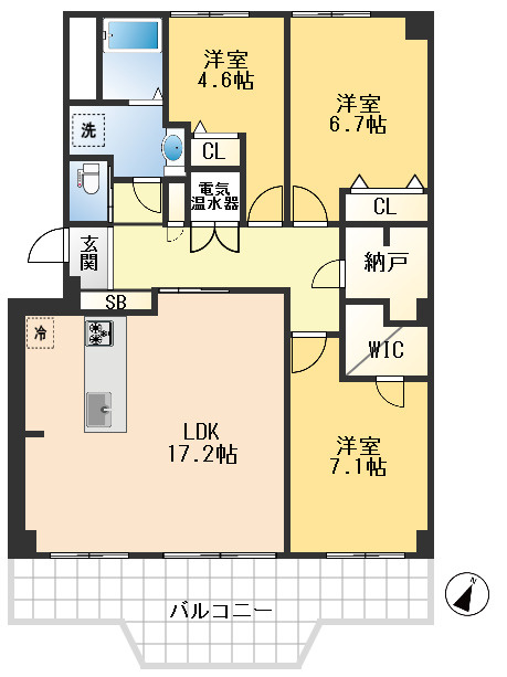 ニューセンバハイツの間取り
