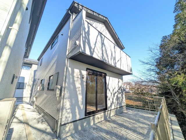 八王子市　緑町　新築一戸建て　９期の外観|～山田駅徒歩14分・八王子駅徒歩20分　全棟2台駐車可能カースペース付き～