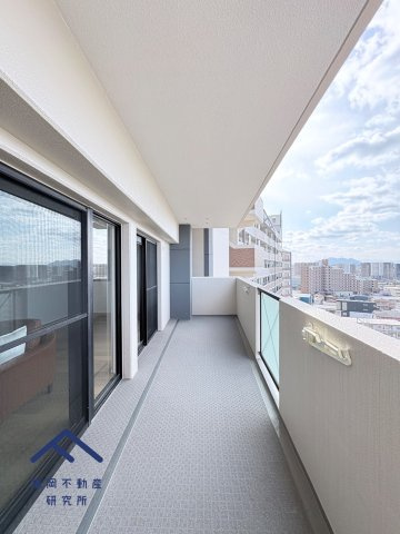 モントーレ福間シティのバルコニー