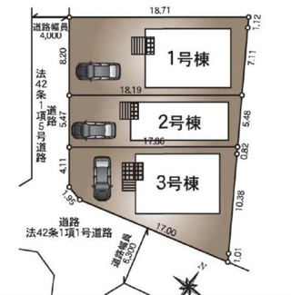 【その他】 | 新築　新潟市西区寺尾上第8  3号 | 区画図