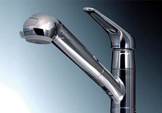 【キッチン】 | 新築　新潟市西区寺尾上第8  3号 | 蛇口一体型構造で、シンクまわりがスッキリひろびろ。