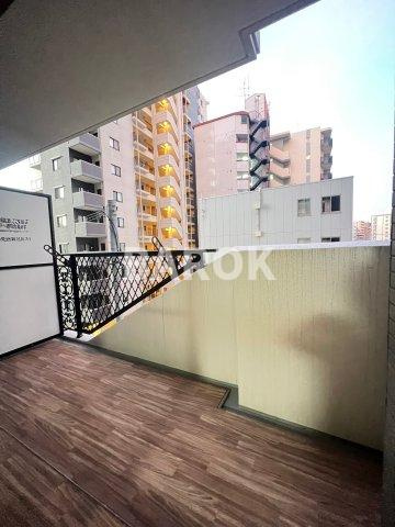 福岡市中央区那の川２丁目の賃貸マンションのバルコニー