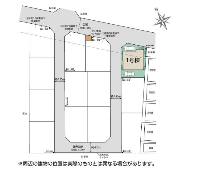 １号棟　区画図
