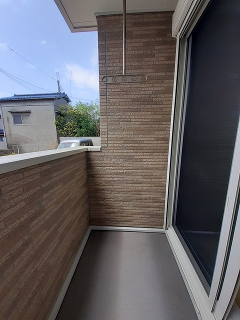 ハナサキハルズのバルコニー