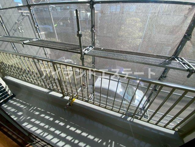 ハイム清芳　宅配BOX　陽当たり良好　独立洗面台のバルコニー