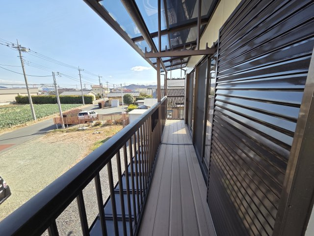 みどり市笠懸町阿左美　中古住宅のバルコニー|バルコニーです。