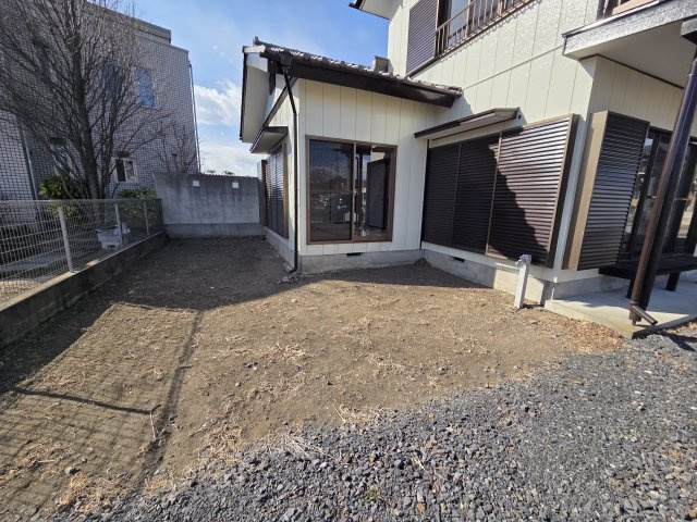 みどり市笠懸町阿左美　中古住宅の庭|お庭スペースです。