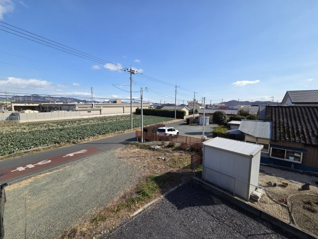 みどり市笠懸町阿左美　中古住宅の展望|バルコニーからの展望です。