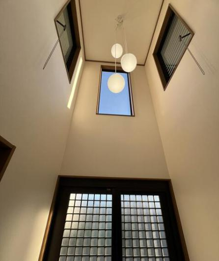 いわき市小名浜字林ノ上　中古戸建の玄関