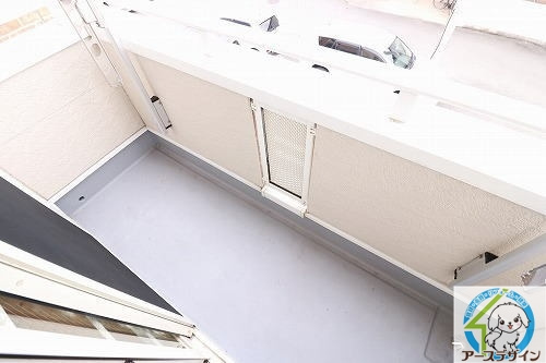 ミニョンⅤ番館のバルコニー|パース写真