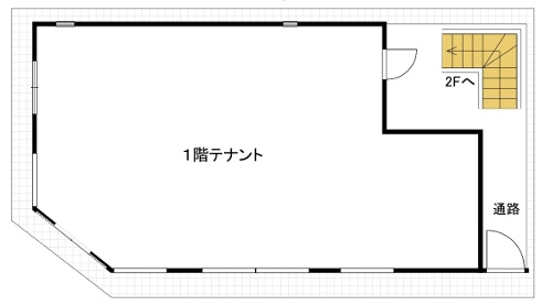 南鴻池町２丁目店舗の間取り