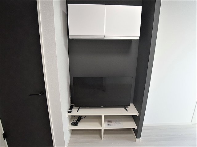 あんしん上沢駅の設備|壁掛けテレビが備え付けで有ります