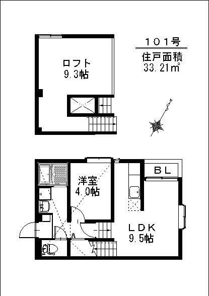 福岡市博多区諸岡６丁目のアパート