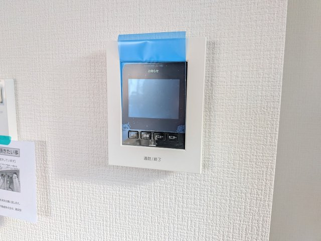 八王子市　緑町　新築一戸建て　９期のセキュリティ|～TVモニター付インターホン　訪問者の確認に便利です～