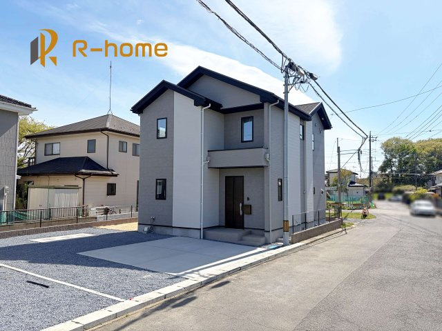 ひたちなか市高場6期　新築戸建て　1号棟の外観パース|近隣の同仕様完成物件をご見学いただけます♪