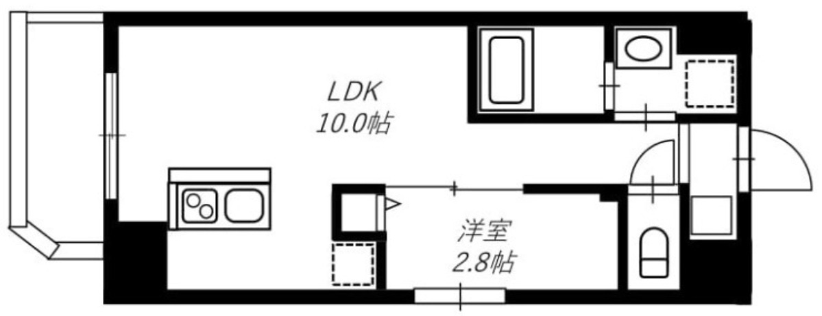 リヴシティ横濱末吉町弐番館の間取り