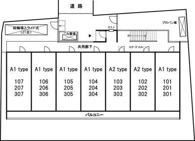【区画図】 | リブリ・エミネンス大久保