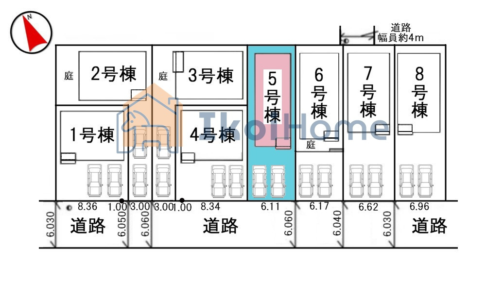 神戸市西区王塚台第6　5号棟　新築戸建の前面道路含む現地写真|【ホームページに現地動画掲載中】●年中無休：当日予約可●出合小学校徒歩15分、王塚台中学校徒歩8分！