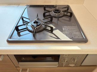 【キッチン】 | ライオンズマンション広尾第二 | 二口ガスコンログリル付き