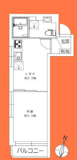 【間取り】 | ライオンズマンション広尾第二